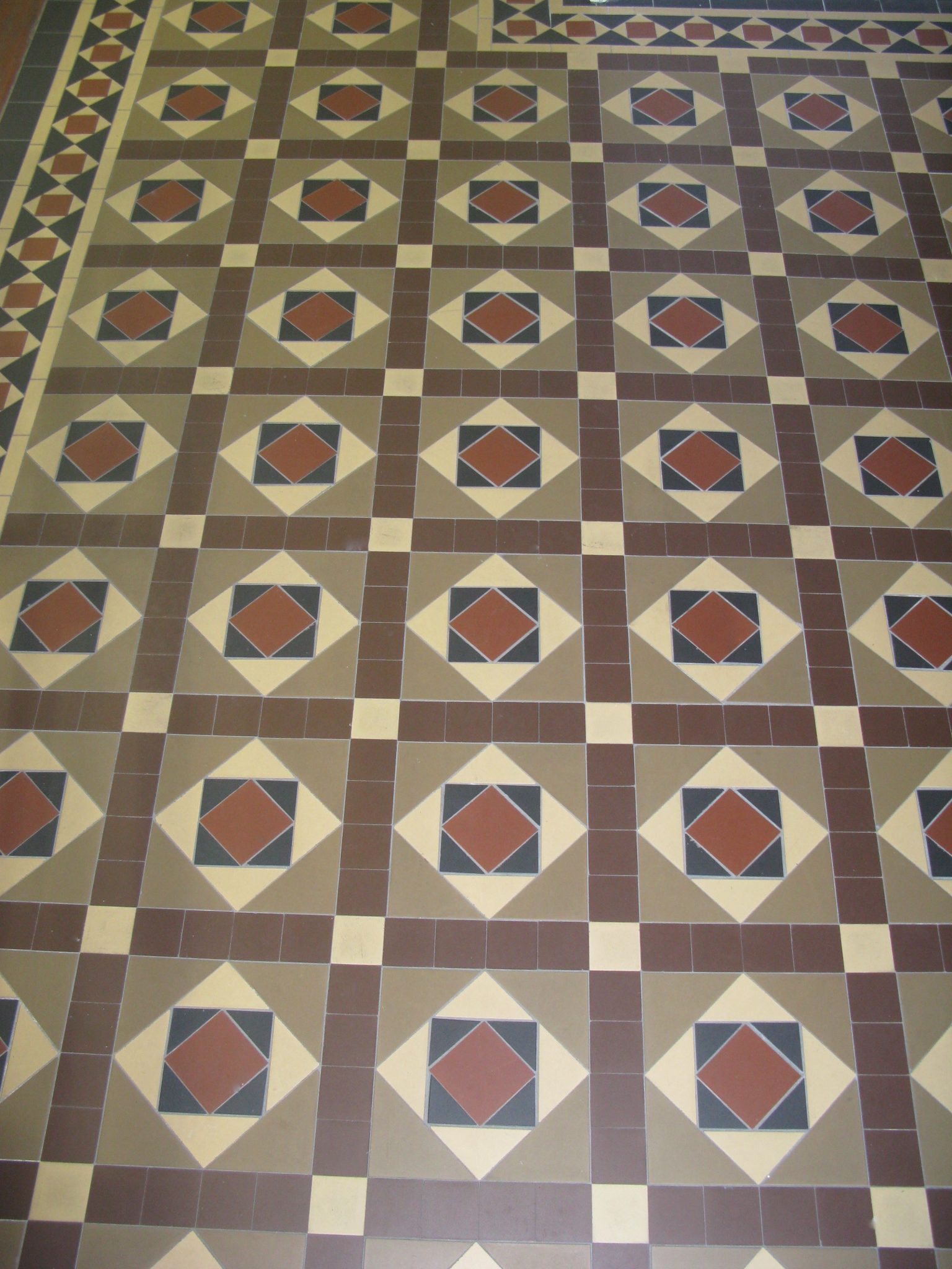 Tessellated Heritage Floor - Edwardian Tiles
